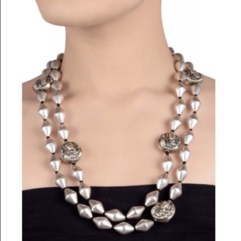 Amrapali Sterling silver necklace